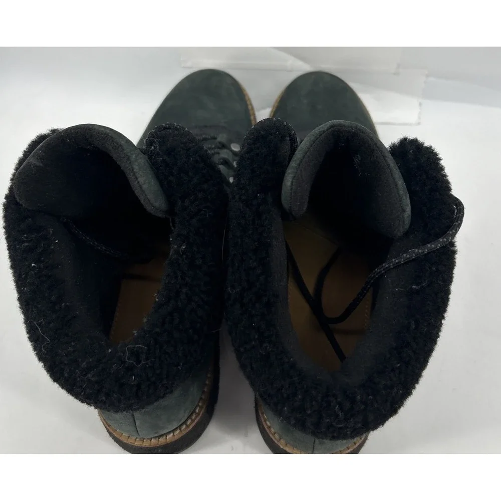 Cole Haan Zerogrand Explorer‎ Waterproof Hiker Boots Black Suede Women's 9B